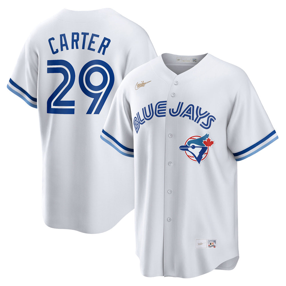 Men's Toronto Blue Jays Joe Carter Home Cooperstown Collection Player Jersey - White